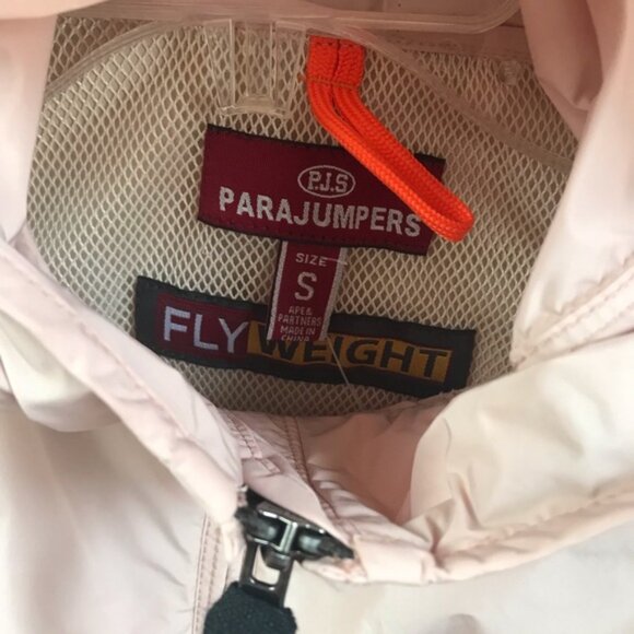 Parajumpers NEW Flyweight Jacket Light Windbreaker Nylon Hoodie Hood Coat Zip S - Picture 6 of 16